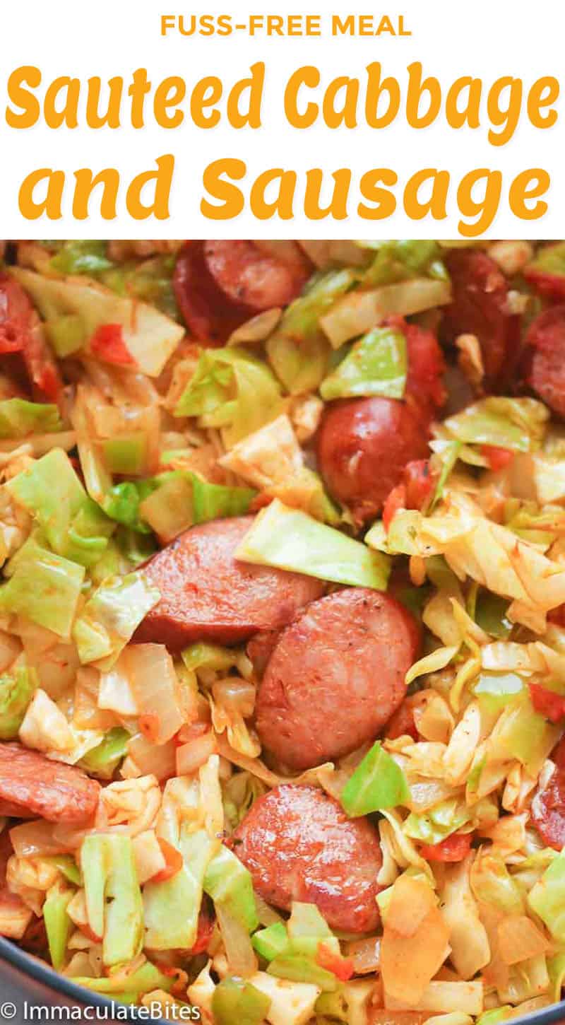 Sauteed Cabbage and Sausage