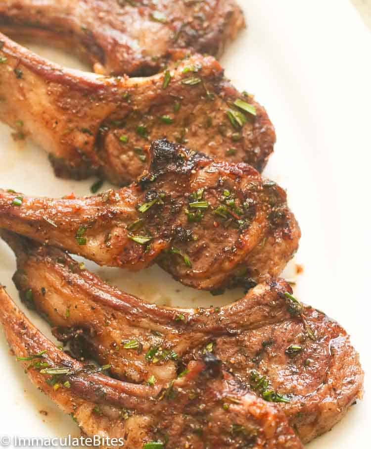 Grilled Lamb Chops Immaculate Bites