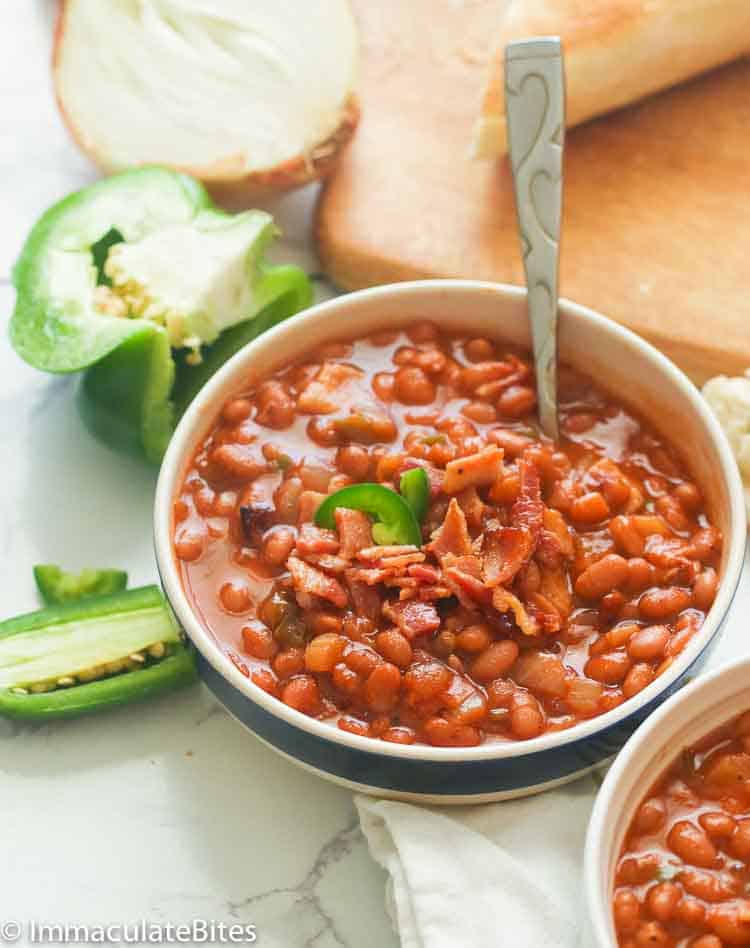 Southern homemade baked beans