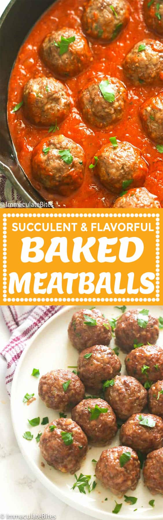 Baked Meatballs