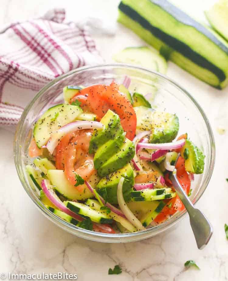 Cucumber Tomato Salad