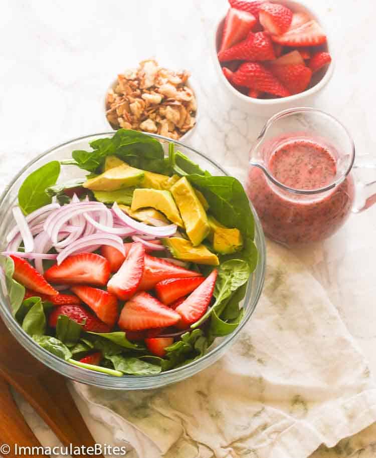 Strawberry Spinach Salad