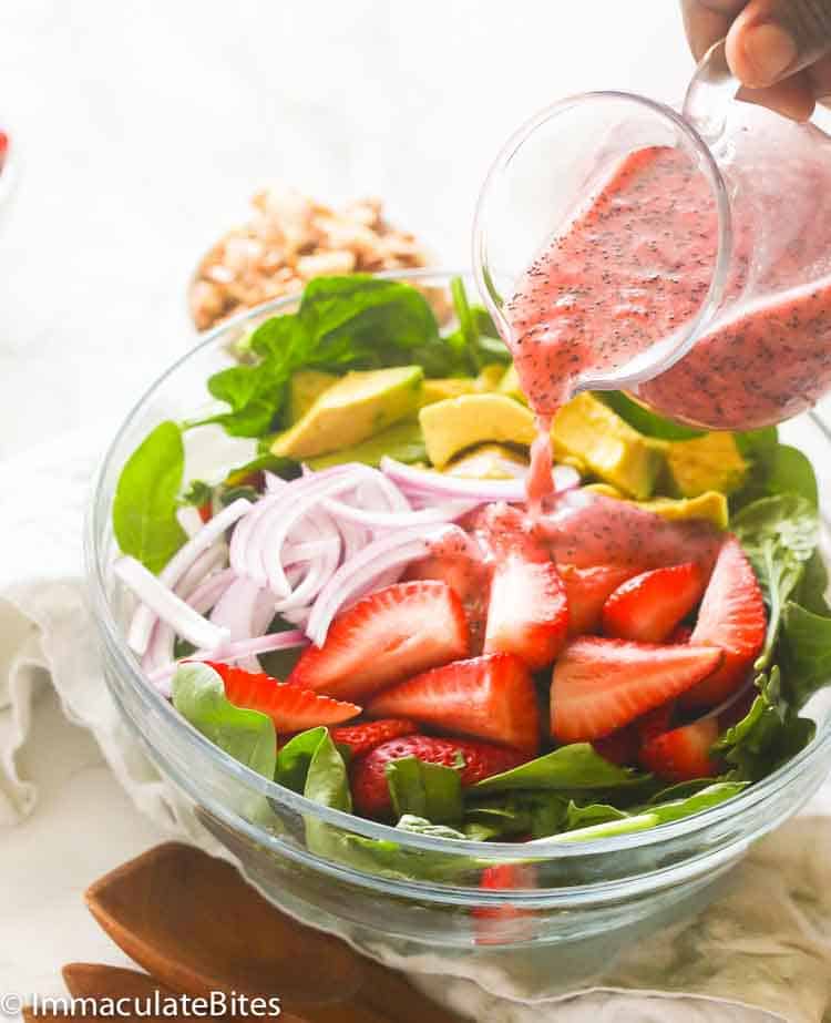 Strawberry Spinach Salad