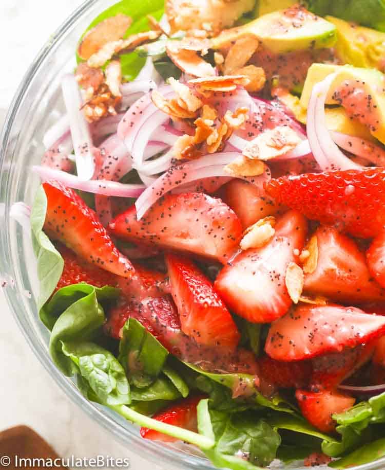 Strawberry Spinach Salad