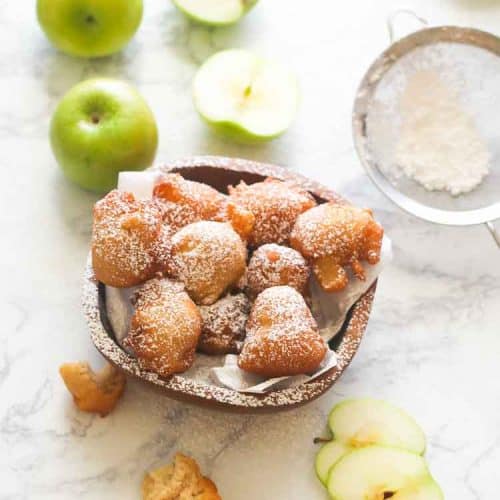 Apple Fritters - Immaculate Bites