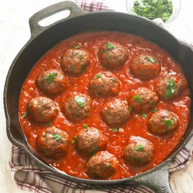 Baked Meatballs