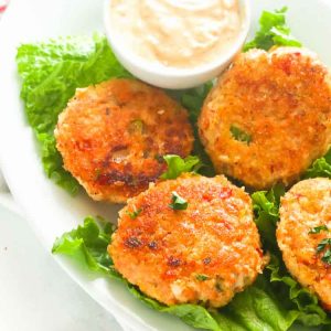 Croquettes in made into Salmon Patties