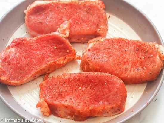 Pan Fried Boneless Pork Chops