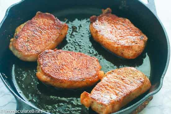 Pan Fried Boneless Pork Chops