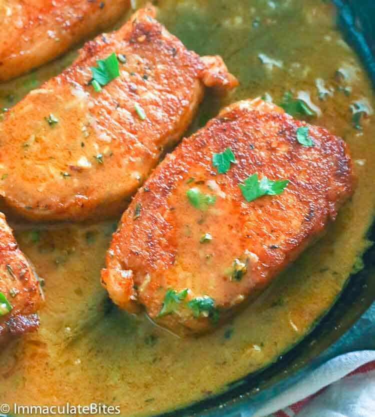 Pan Fried Boneless Pork Chops