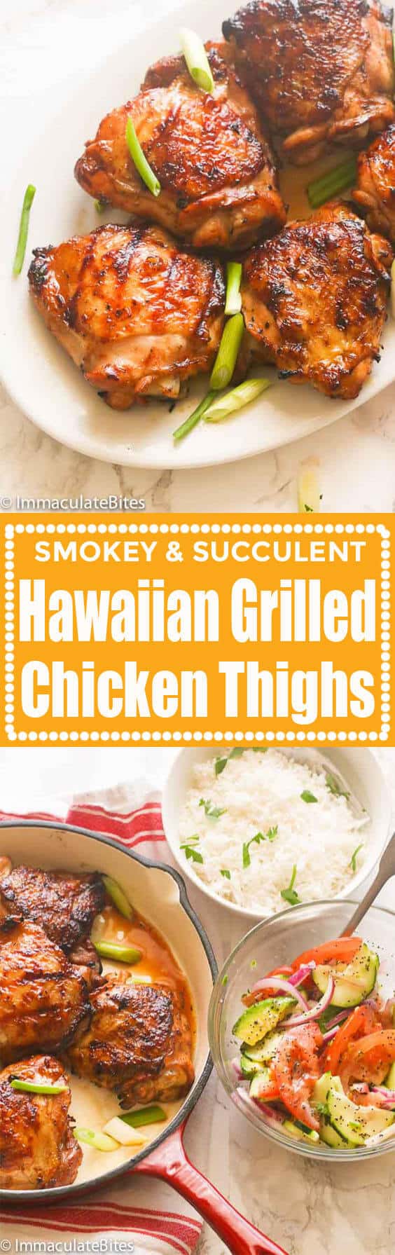 Hawaiian Grilled Chicken Thighs