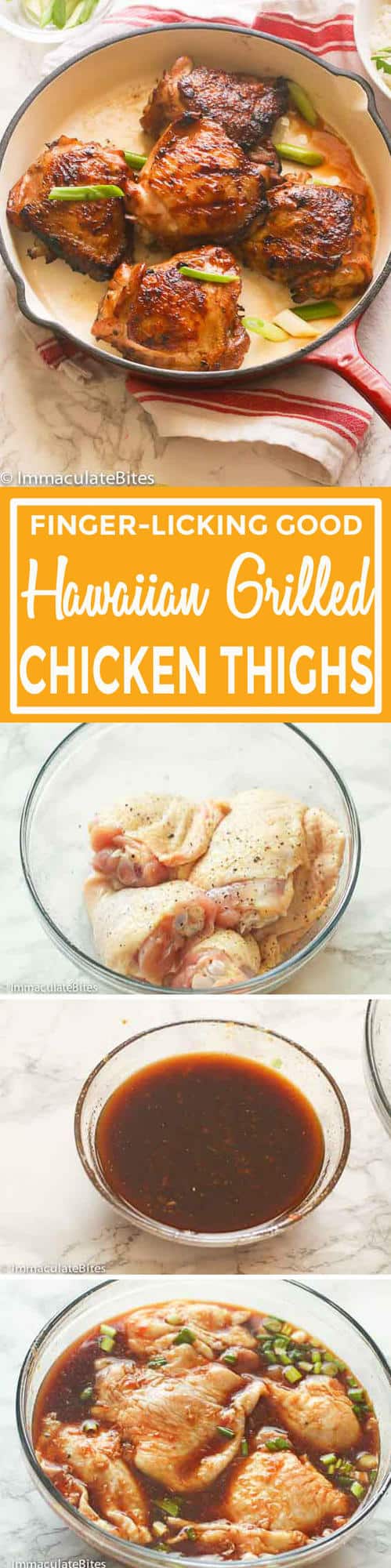 Hawaiian Grilled Chicken Thighs