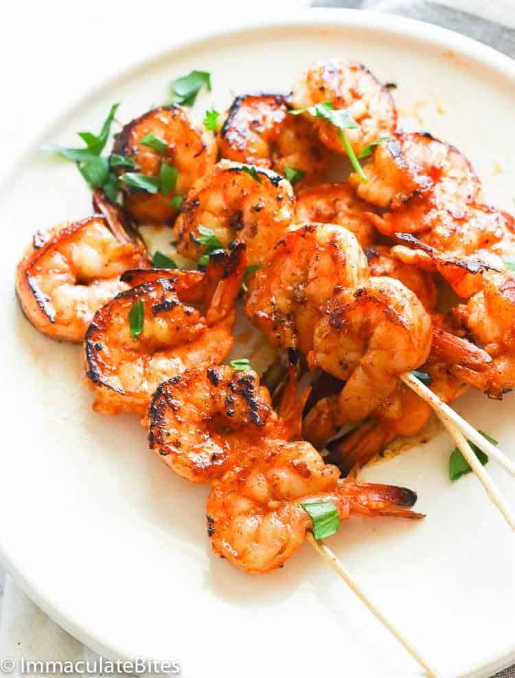 marinated shrimp grilled