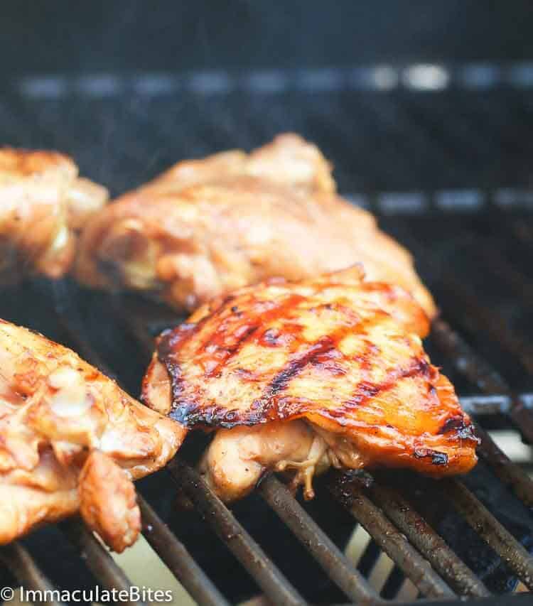 Hawaiian Grilled Chicken Thighs