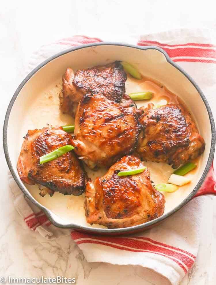 Hawaiian Grilled Chicken Thighs