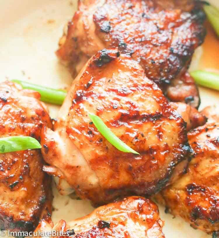 Hawaiian Grilled Chicken Thighs