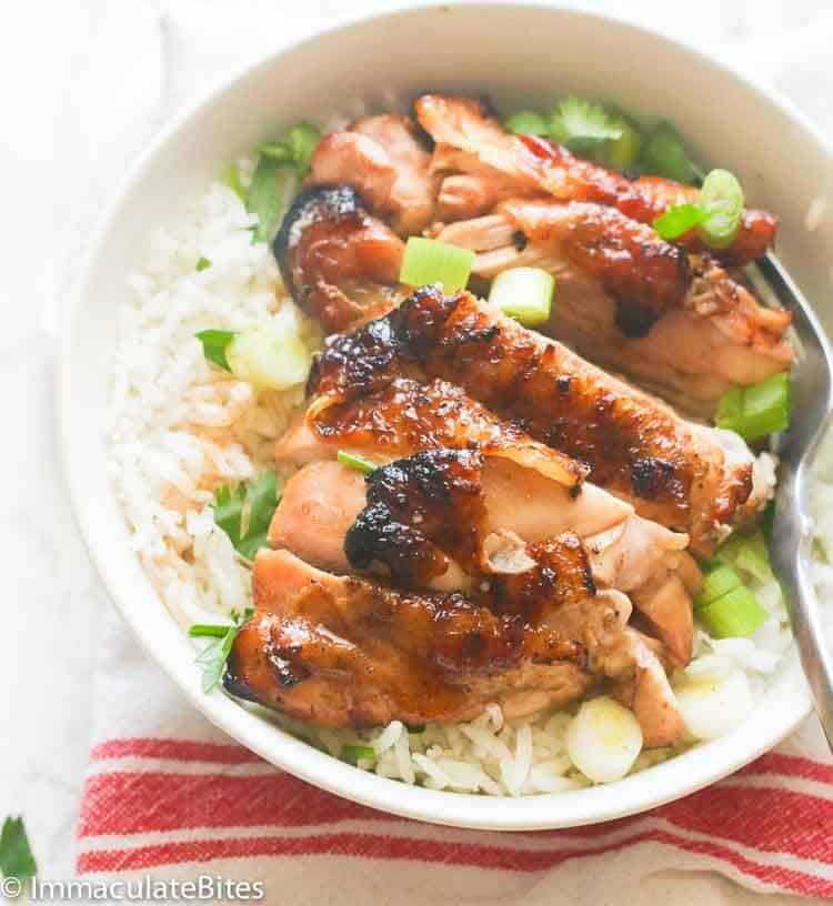 Hawaiian Grilled Chicken Thighs