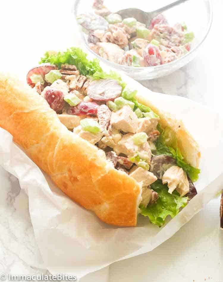 Chicken Salad Sandwich for a delicious Christmas lunch