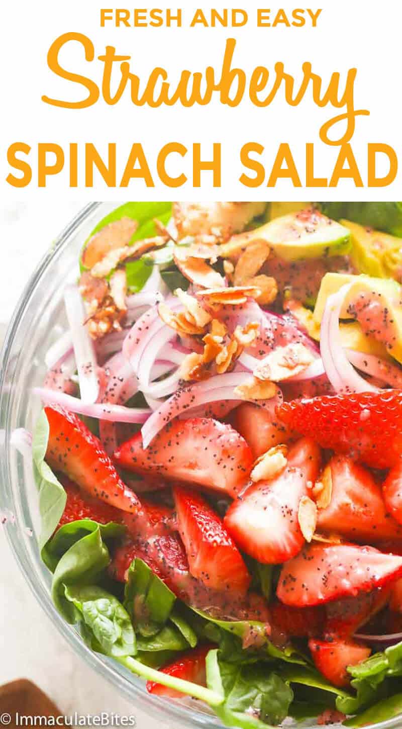 Strawberry Spinach Salad