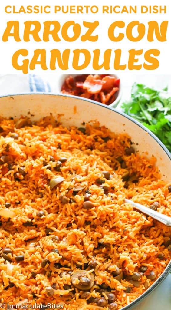 Arroz con Gandules - Immaculate Bites