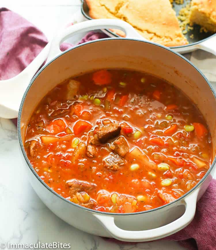 Vegetable Beef Soup (Plus VIDEO)