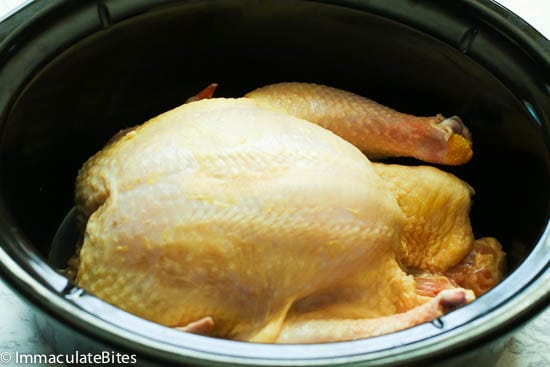 Slow Cooker Whole Chicken