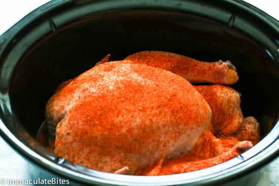 Slow Cooker Whole Chicken