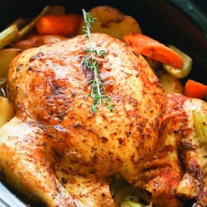 Slow Cooker Whole Chicken