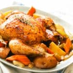 Serving up Crock-Pot chicken for an easy weeknight meal.