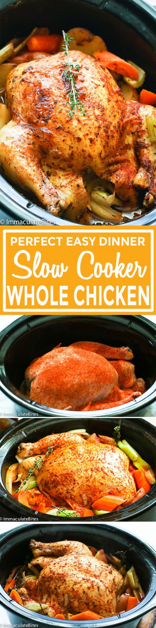 Slow Cooker Whole Chicken