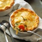 Chicken Pot Pie with spoon