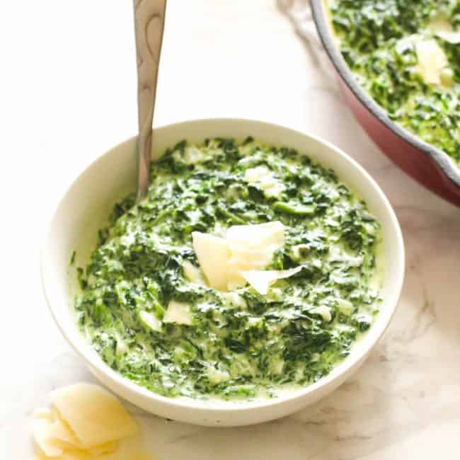 Creamed Spinach Recipe