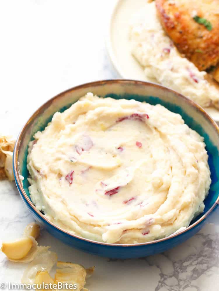 Garlic Red Mashed Potatoes