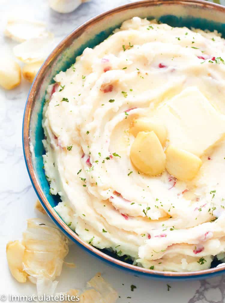 Garlic Red Mashed Potatoes