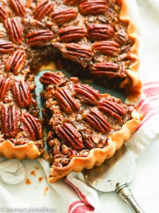 Sliced Pecan Pie