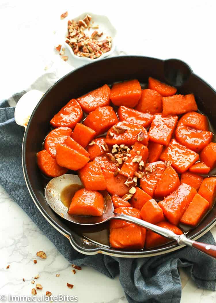 Candied sweet potatoes