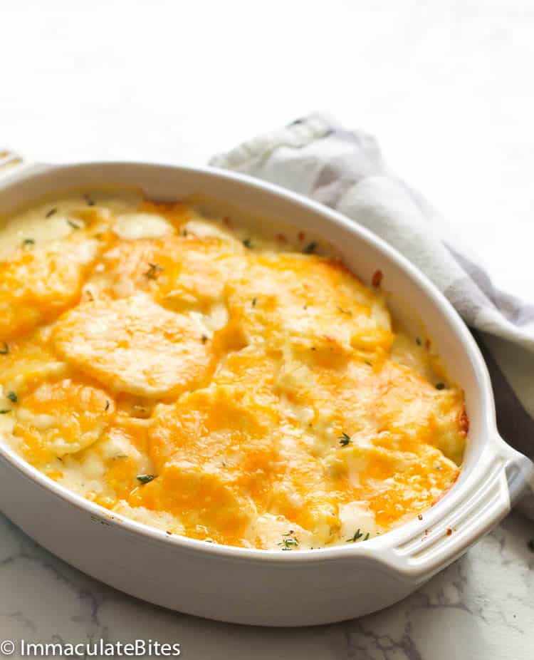 Scalloped Potatoes fresh from the oven