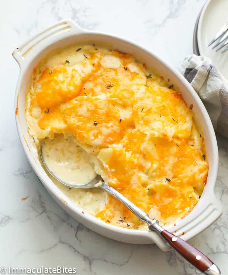 Serving up delicious Scalloped Potatoes