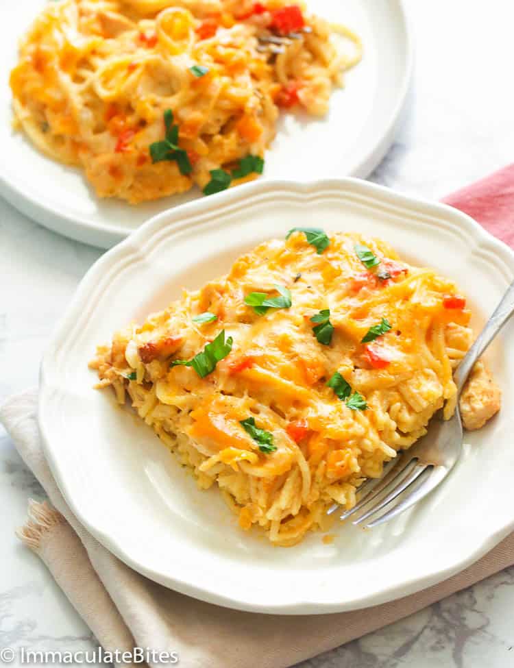 Baked Chicken Spaghetti