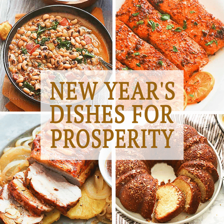 Recipes perfect for prosperity for the New Year.