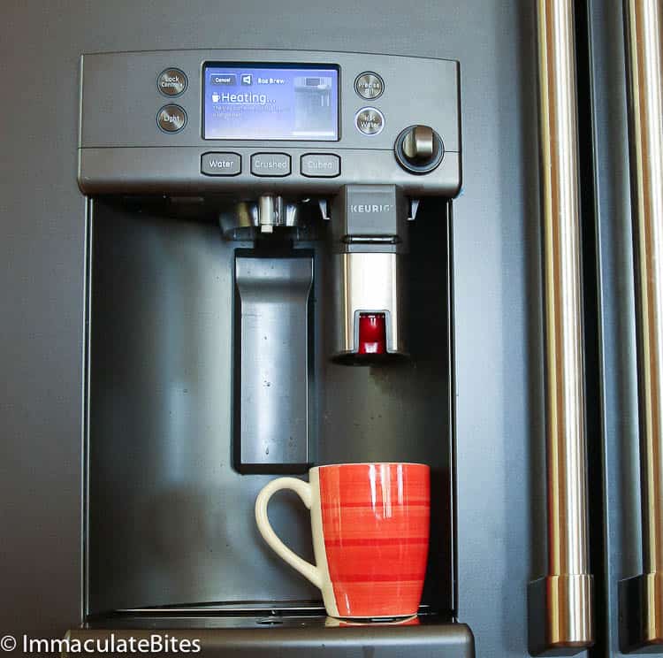 Cafe Appliances French Door with Keurig Brewer