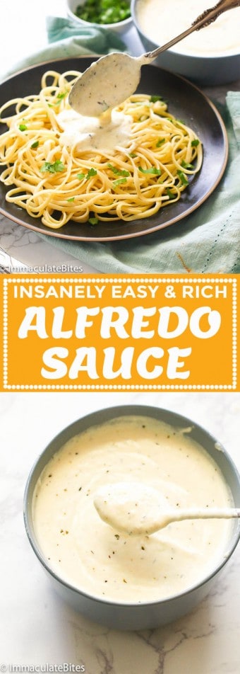 Homemade Alfredo Sauce - Immaculate Bites