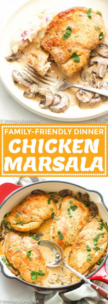 Chicken Marsala - Immaculate Bites