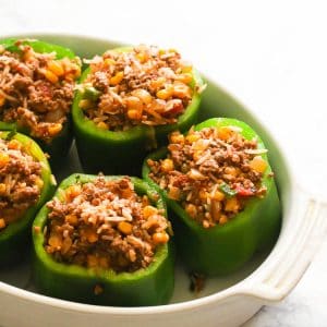 Stuffed Green Bell Pepper