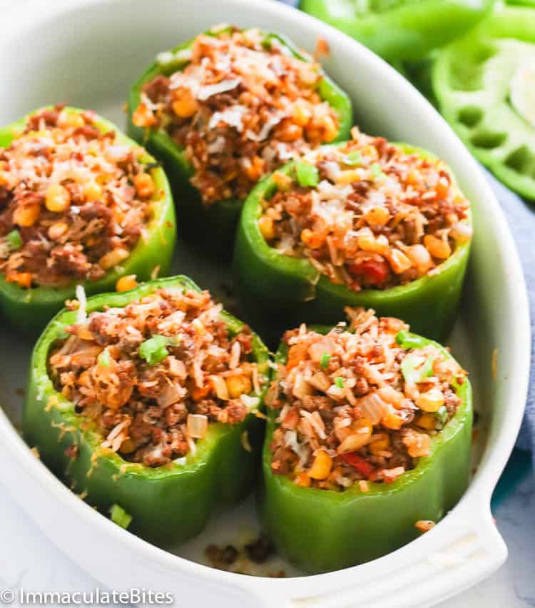Stuffed Green Bell Pepper