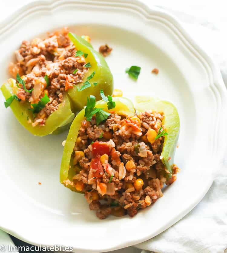 Stuffed Green Bell Peppers