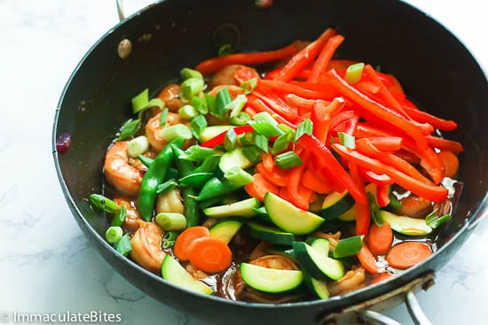 Shrimp Stir Fry - Immaculate Bites