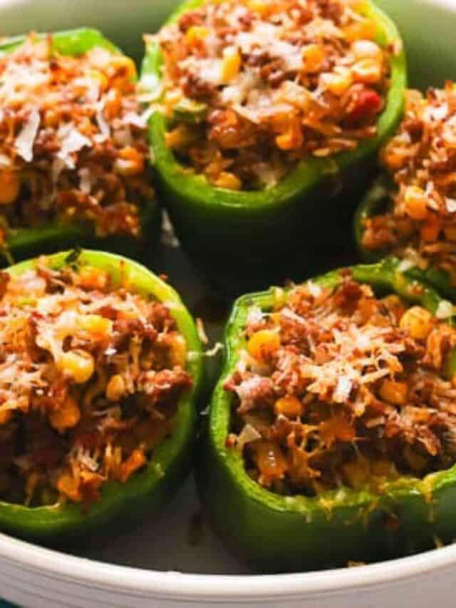 How to Make Stuffed Green Bell Peppers in an Hour or Less Immaculate