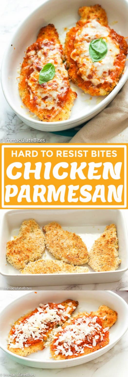 Chicken Parmesan Recipe - Immaculate Bites