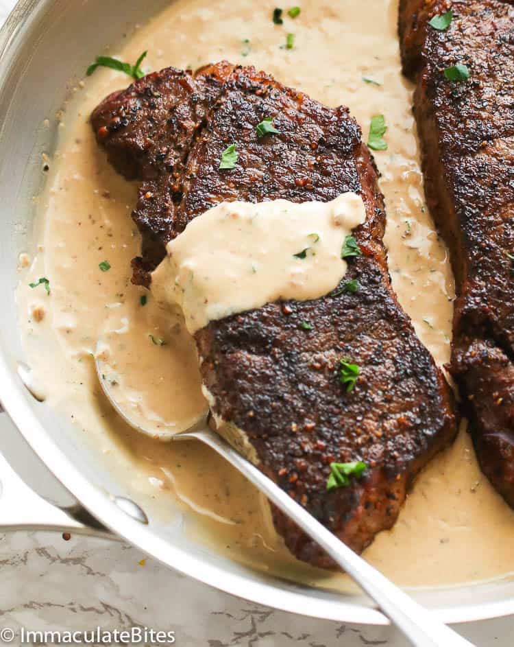 Steak au poivre